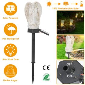 Solar Praying Angel Statue Garden Light LED Decoration Angel Lamp IP65 Waterproof Outdoor Decorative Landscape Solar Lawn Lamps For Yard Driveway