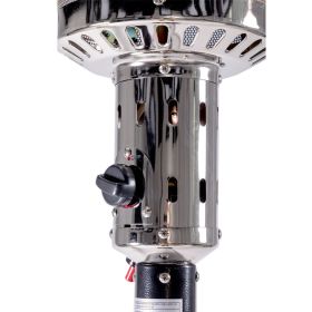 Outdoor Patio Propane Heater with Portable Wheels 47