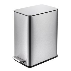 SSTC101-10L-S, Stainless Steel Kitchen Trash Can, 10L